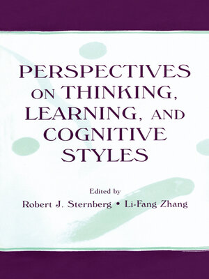 cover image of Perspectives on Thinking, Learning, and Cognitive Styles